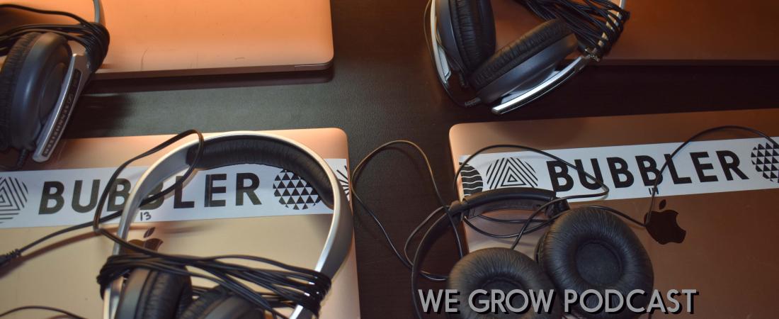 GROW Academy podcasting workshop series with Bubbler
