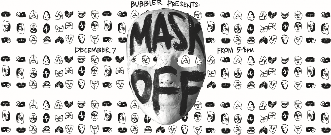 Madison Public Library Bubbler Making Justice Mask Off teen art exhibition