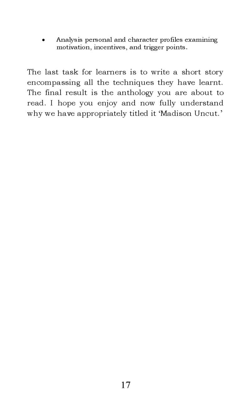"The Beyond Words Anthology: Madison Uncut" short stories with DD Armstrong