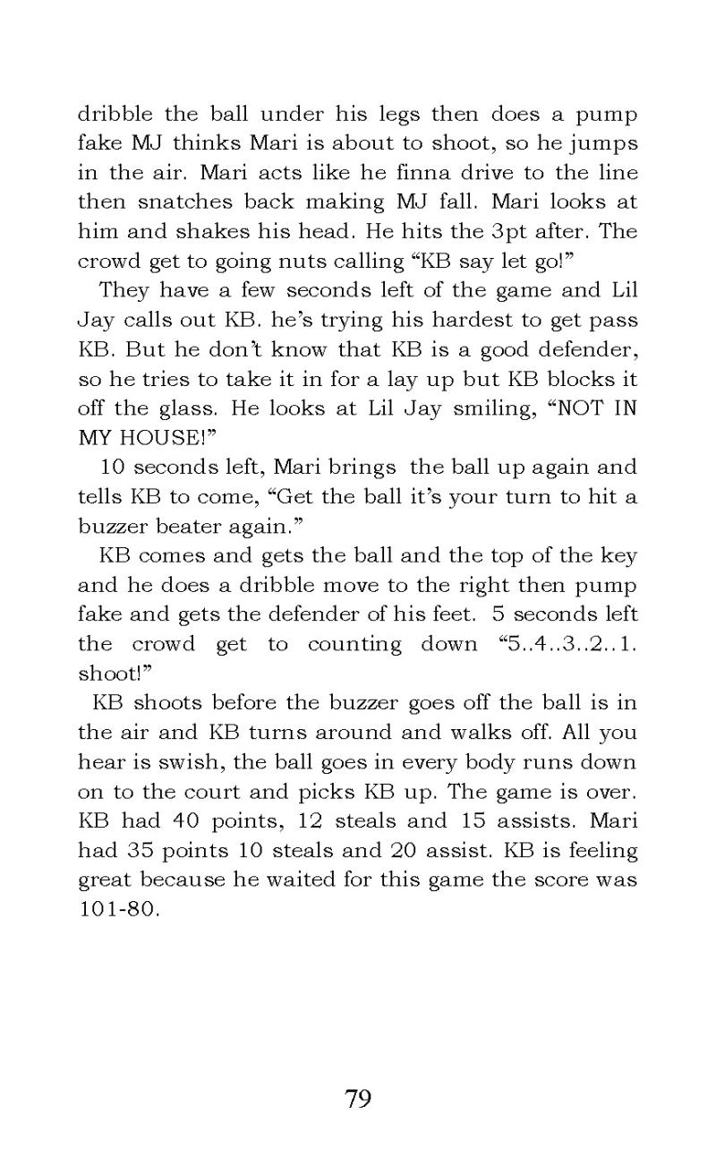"Madison West vs Memorial" short story