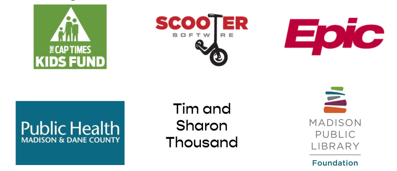 2023 Making Justice sponsors: Epic, Scooter Software, Tim & Sharon Thousand, Public Health Madison Dane County, Cap Times Kid Fund, Madison Public Library Foundation