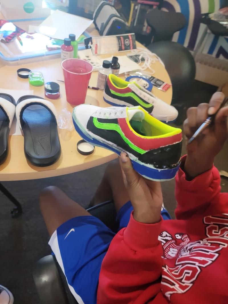Shoe Design workshop w/Carlos Gacharna; funded by Scooter Software