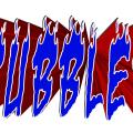 Blue and red letters spelling Bubbler 