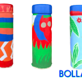 "BOLLARDS" mural by Jerry Butler and teens at Youth Justice & Prevention