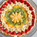 teens make fruit pizza