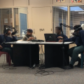 Dee Star leading podcasting workshops with teenagers in juvenile detention center and juvenile court shelter home