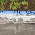 picture of the "Waves of Change" mosaic mural at Dane County Juvenile Court Shelter Home